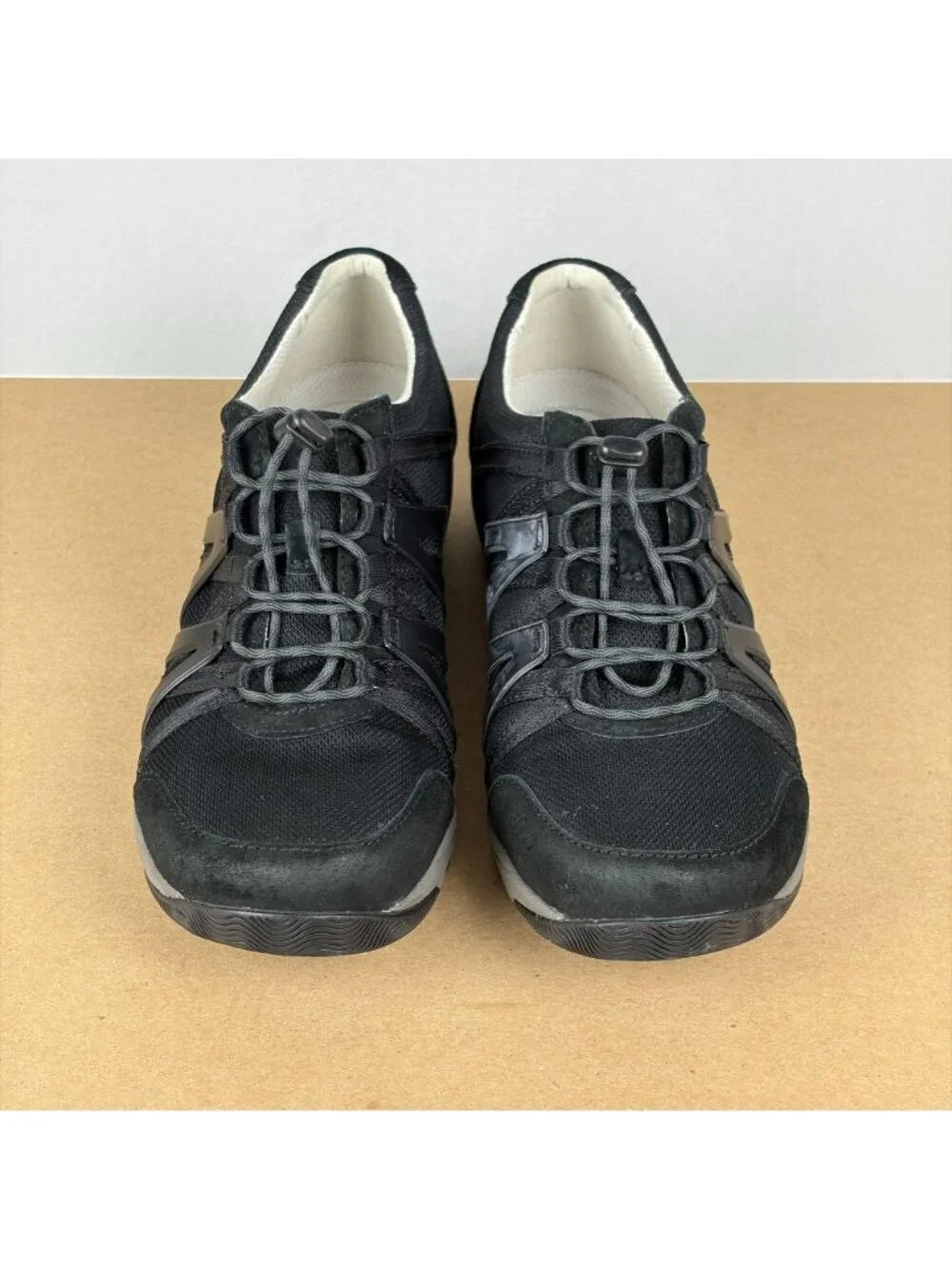Dansko Henriette Toggle Lace Comfort Shoes Womens 10.5/11 EU 41 Black Casual